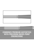 Darts fémhegy TARGET Swiss Point Elysian Archetype 43, ezüst 42mm