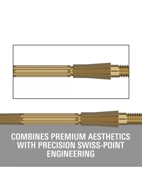 Darts fémhegy TARGET Swiss Point Elysian Archetype 43, arany 35mm