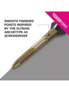 Darts fémhegy TARGET Swiss Point Elysian Archetype 43, arany 42mm