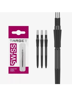   Darts fémhegy TARGET Swiss Point Elysian Archetype 43, fekete 30mm