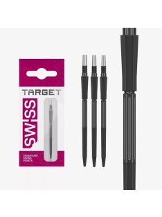   Darts fémhegy TARGET Swiss Point Elysian Archetype 43, fekete 42mm