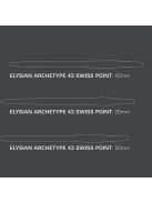 Darts fémhegy TARGET Swiss Point Elysian Archetype 43, fekete 42mm
