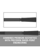 Darts fémhegy TARGET Swiss Point Elysian Archetype 43, fekete 42mm