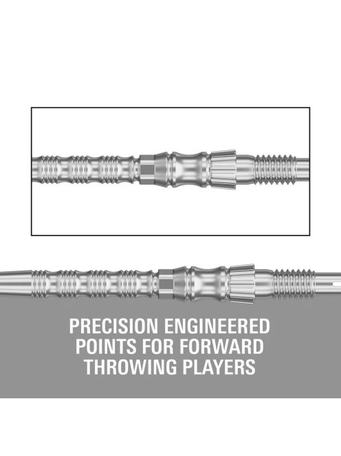 Darts fémhegy TARGET Swiss Point TRB, ezüst 30mm