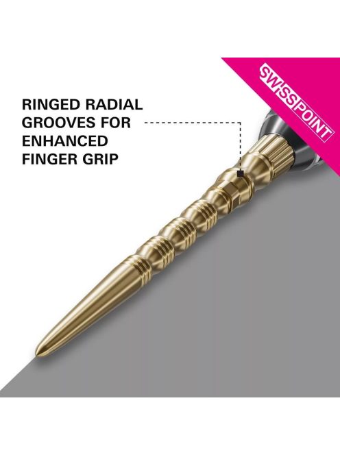 Darts fémhegy TARGET Swiss Point TRB, arany 30mm