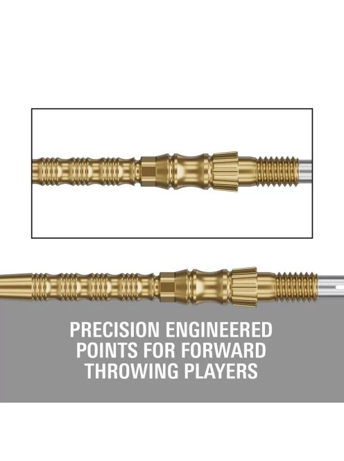 Darts fémhegy TARGET Swiss Point TRB, arany 30mm