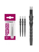 Darts fémhegy TARGET Swiss Point TRB, fekete 30mm