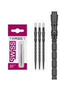 Darts fémhegy TARGET Swiss Point TRB, fekete 42mm