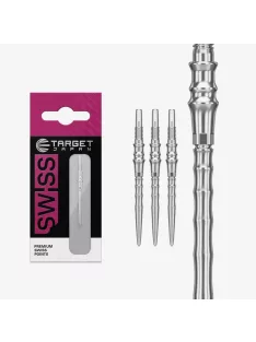   Darts fémhegy TARGET JAPAN SP Premium Swiss Point ezüst, 30mm