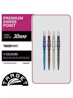   Darts fémhegy TARGET JAPAN SP Premium Swiss Point KÉK, 30mm