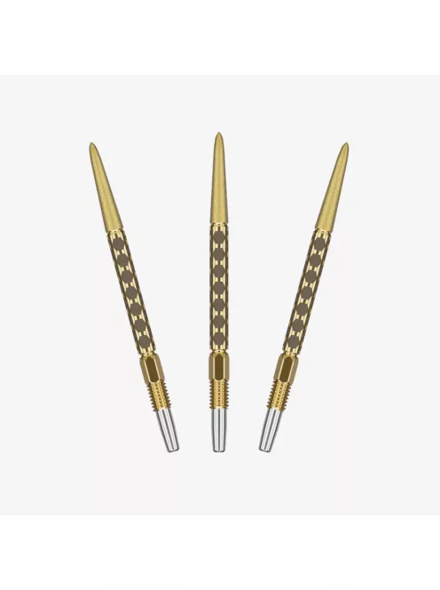 Darts fémhegy TARGET Swiss FLT Point - arany, 42mm
