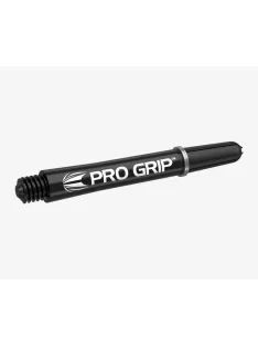   DART SZÁR TARGET PRO GRIP MŰANYAG, FEKETE, RÖVID, 9DB-OS CSOMAG