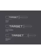 Target Pro Grip szár, fehér, 9db-os szett, short plus
