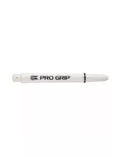   Dart szár közepes Target Pro Grip, fehér 41mm - 9 darabos csomag