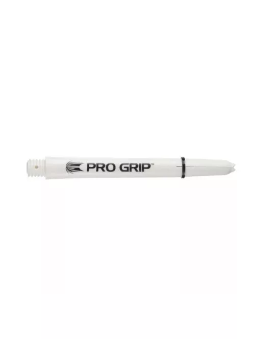 Dart szár közepes Target Pro Grip, fehér 41mm - 9 darabos csomag
