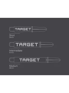 Target Pro Grip szár, fehér, 9db-os szett, inter plus