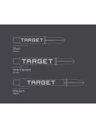 dart szár Target Pro Grip TAG fekete-kék, rövid, 34mm