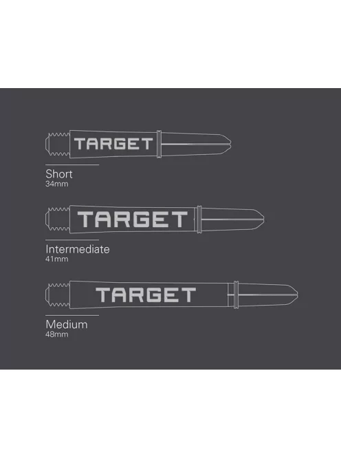 dart szár Target Pro Grip TAG fekete-kék, rövid, 34mm