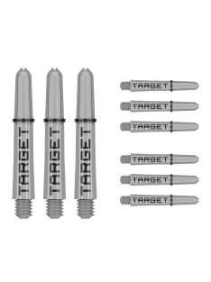   Dart szár rövid Target Pro Grip Tag 34mm, szürke-fekete multi-pack