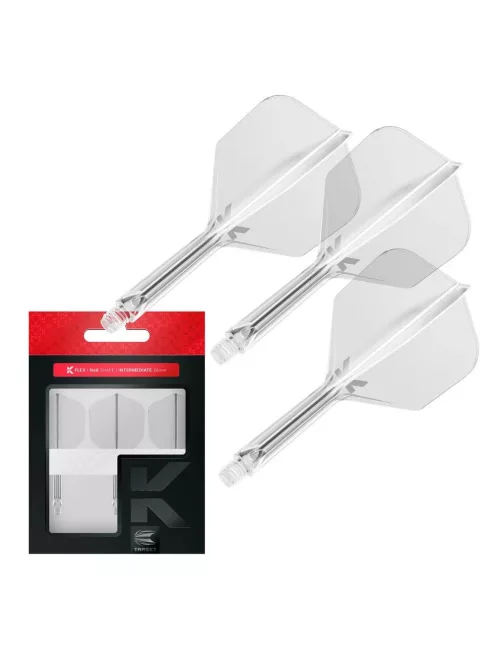Darts toll és szár egyben Target K-Flex átlátszó, no6 toll és rövid szár
