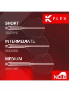 Darts toll és szár egyben Target K-Flex átlátszó, no6 toll és rövid szár