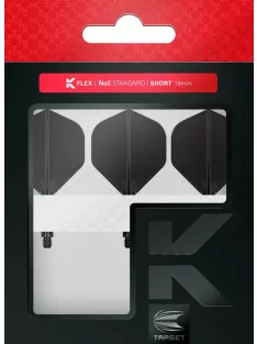   DARTS TOLL ÉS SZÁR EGYBEN TARGET K-FLEX FEKETE, NO2 TOLL ÉS RÖVID SZÁR