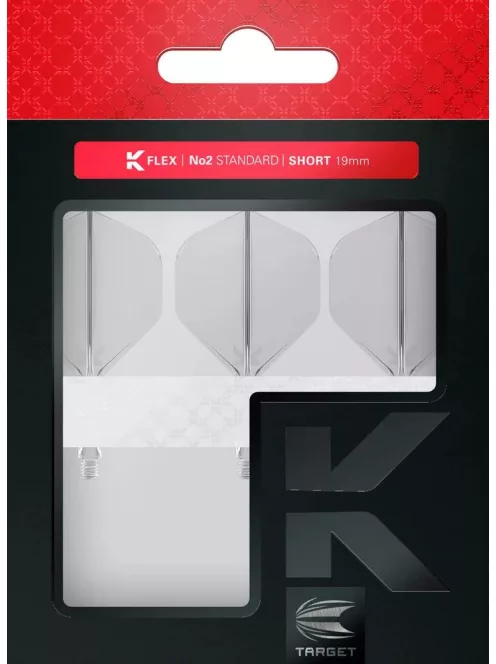 DARTS TOLL ÉS SZÁR EGYBEN TARGET K-FLEX ÁTLÁTSZÓ, NO2 TOLL ÉS RÖVID SZÁR