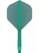 DARTS TOLL ÉS SZÁR EGYBEN TARGET K-FLEX ZÖLD, NO2 TOLL ÉS RÖVID SZÁR