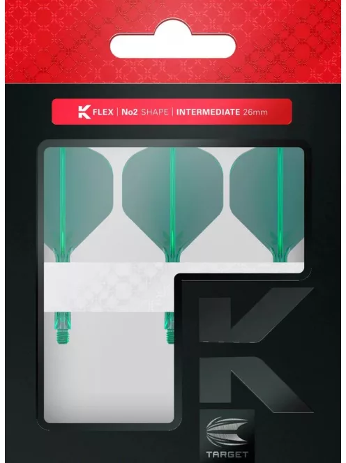 DARTS TOLL ÉS SZÁR EGYBEN TARGET K-FLEX ZÖLD, NO2 TOLL ÉS RÖVID SZÁR