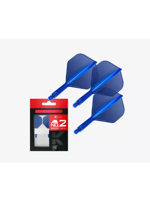 Darts toll és szár egyben Target K-Flex kék, no2 toll és rövid szár