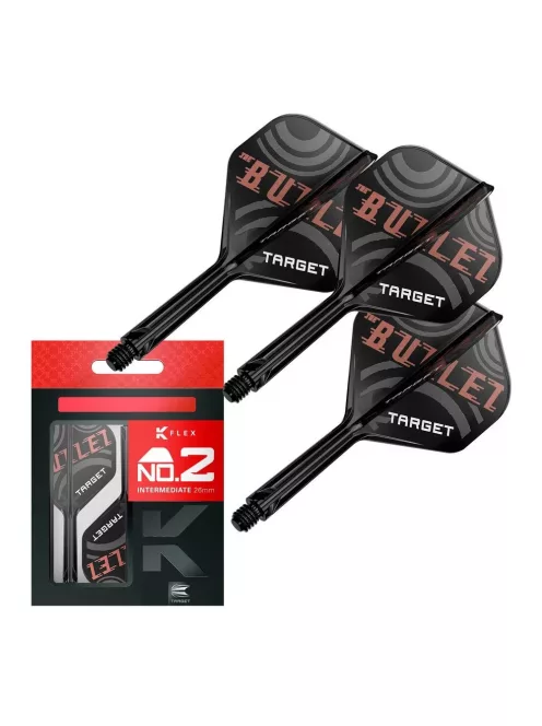 Darts toll és szár egyben Target K-Flex Stephen Bunting, no2 toll és közepes szár