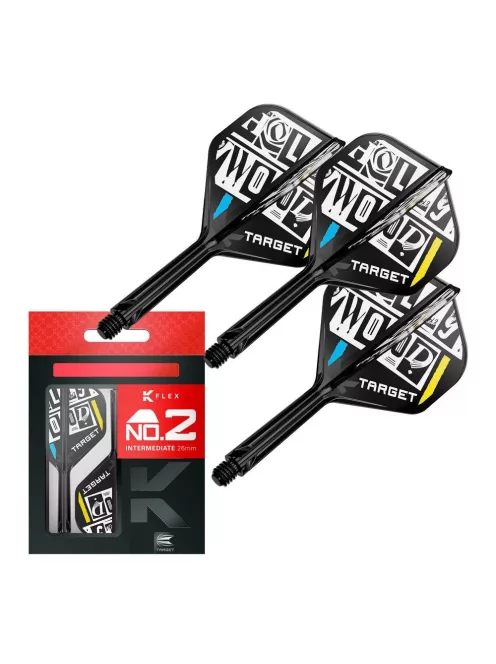 Darts toll és szár egyben Target K-Flex Chris Dobey, no2 toll és közepes szár