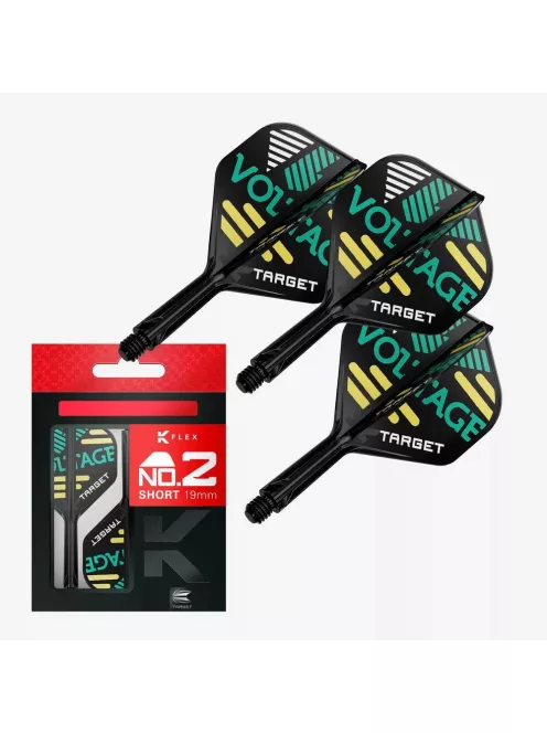 Darts toll és szár egyben Target K-Flex Rob Cross, no2 toll és rövid szár