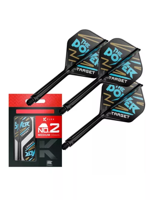 Darts toll és szár egyben Target K-Flex Phil Taylor, no2 toll és hosszú szár