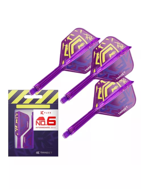 Darts toll és szár egyben Target K-Flex Luke Littler World Champion, no6 toll és közepes szár