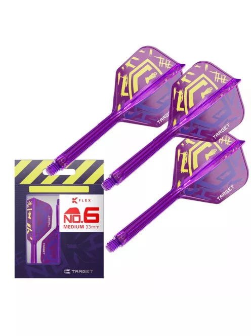 Darts toll és szár egyben Target K-Flex Luke Littler World Champion, no6 toll és hosszú szár
