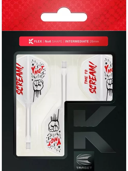 Darts toll és szár egyben Target Japan K-Flex Scream, no6 toll és közepes szár