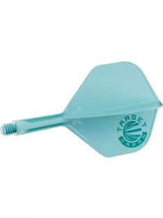   Darts toll és szár egyben Target Japan K-Flex akvamarin kék, rövid szár és No2 toll  