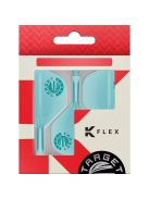 Darts toll és szár egyben Target Japan K-Flex akvamarin kék, rövid szár és No2 toll  
