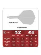 Darts toll és szár egyben Target Japan K-Flex Kasumi Sato Endeavour, közepes szár és No2 toll