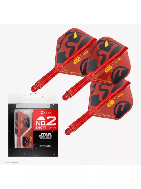 Darts toll és szár egyben Target Star Wars K-Flex Darth Maul No2, hosszú