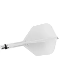   Darts toll és szár egyben TARGET K-Shift fehér,  rövid szár és No6 elforgós toll