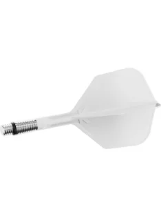   Darts toll és szár egyben TARGET K-Shift fehér,  közepes szár és No6 elforgós toll