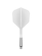 Darts toll és szár egyben TARGET K-Shift fehér,  hosszú szár és No6 elforgós toll
