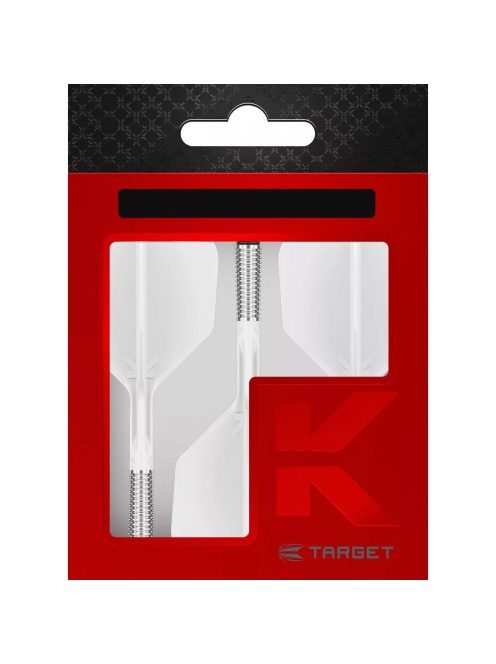 Darts toll és szár egyben TARGET K-Shift fehér,  hosszú szár és No6 elforgós toll