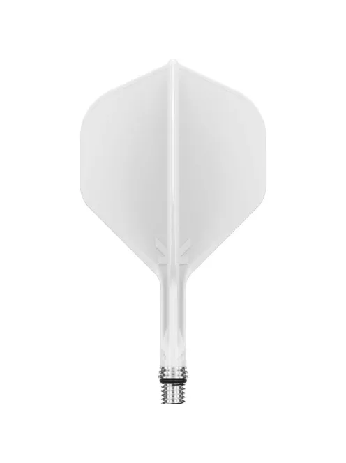 Darts toll és szár egyben TARGET K-Shift fehér,  rövid szár és No2 elforgós toll