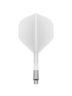   Darts toll és szár egyben TARGET K-Shift fehér, közepes szár és  No2 elforgós toll 