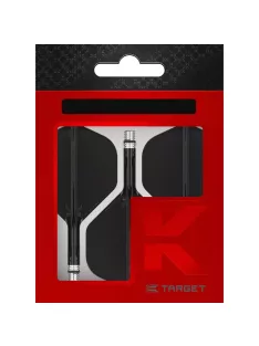   Darts toll és szár egyben TARGET K-Shift fekete, rövid szár, No2 elforgós toll