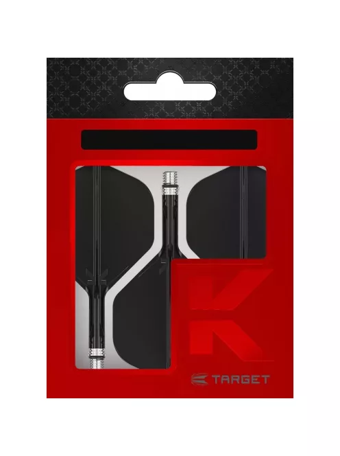 Darts toll és szár egyben TARGET K-Shift fekete, rövid szár, No2 elforgós toll