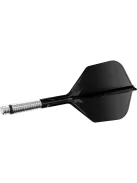 Darts toll és szár egyben TARGET K-Shift fekete, hosszú szár, No6 elforgós toll